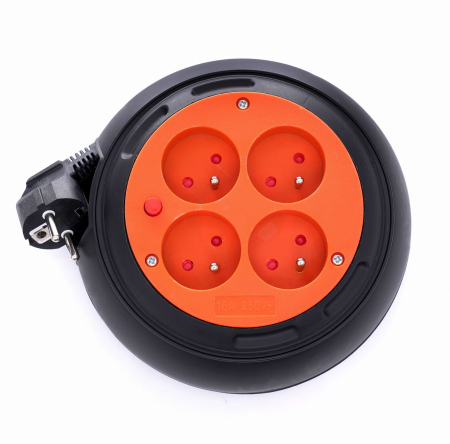 Prelungitor electric tambur curent 6m 4 prize (KD4026) [1]