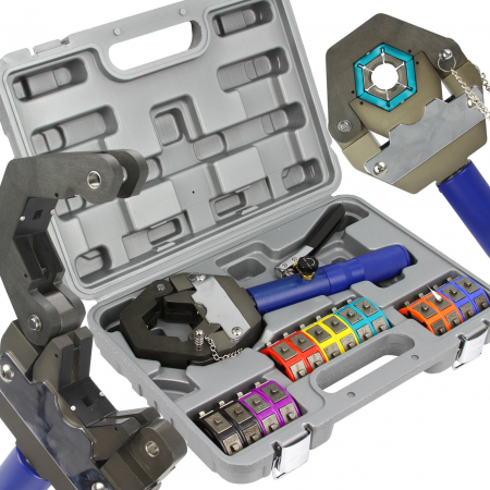 Clesti / prese pentru sertizat - Presa Cleste sertizat furtunuri hidraulice 80kn (M80420)