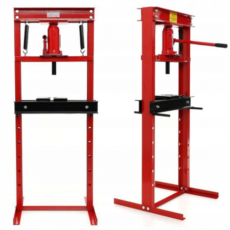 Extractoare / Prese - Presa hidraulica 12Tone 0-650mm 5 trepte rulmenti stand podea hidraulica (KD328)