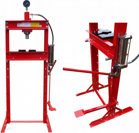 Scule Atelier Auto - Presa hidraulica 20Tone 0-102cm 9trepte rulmenti cu actionare picior pedala stand podea (MT01207)