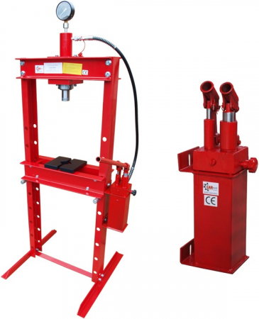 Presa hidraulica 20Tone 0-102cm 9trepte rulmenti cu pompa dubla stand podea (MT01202) [2]