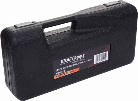 Presa hidraulica pentru sertizat papuci cablu 4-70 mm cu matrite si cutie (KD10879) [9]