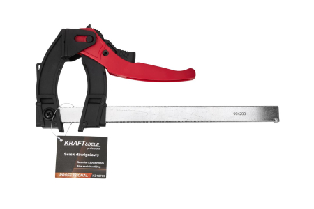 Presa menghina clema tip F cu parghie 90 kg  200 x 90 mm clema tamplarie (KD10709) [2]