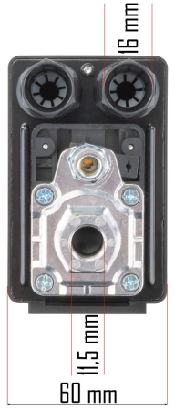 Presostat compresor 230V/400V 20A, pentru 100L-300L, 60x98x119 mm (PM-KO-300T-400V-WY) [3]