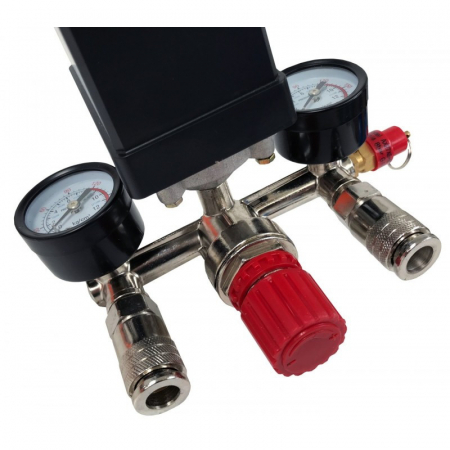 Presostat universal 380 400V trifazat trifazic regulator presiune manometru (V81207) [1]