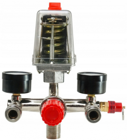 Presostat universal 380 400V trifazat trifazic regulator presiune manometru (V81209) [3]
