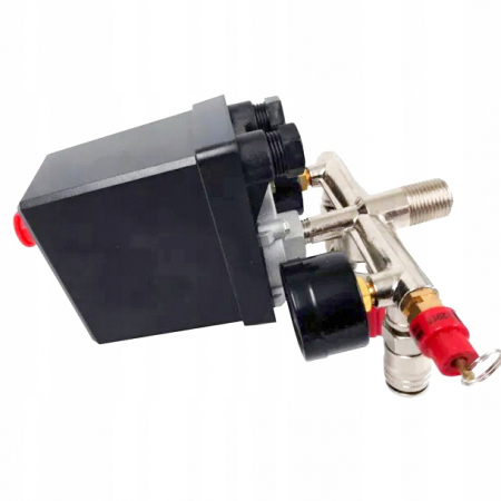 Presostat universal cu regulator pe presiune si manometru (V81204) [1]