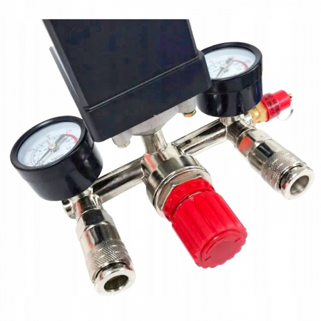 Presostat universal cu regulator pe presiune si manometru (V81204) [0]