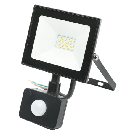 Proiector led 20W, 1800lm, 6400K, IP44 alimentare 220V-240V cu senzor de miscare DISMD51 (BK69942) [1]