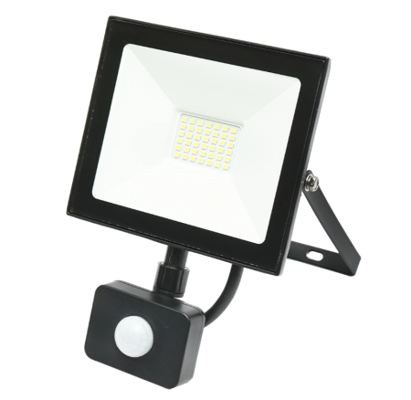 Proiector led 30W, 2700lm, 6400K, IP44 alimentare 220V-240V cu senzor de miscare DISMD52 (BK69943) [1]