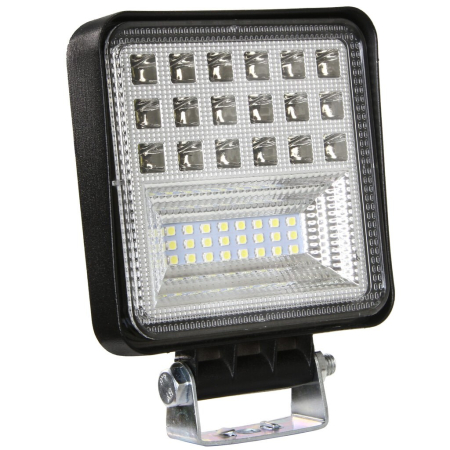 Lampa/stop auto - Proiector LED auto patrat, 42W, 110 x 110 x 35 mm, 9-36V (M82760)