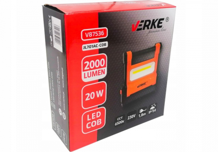 Proiector reflector lampa lumina LED atelier auto 20W cu maner si suport (V87536) [2]