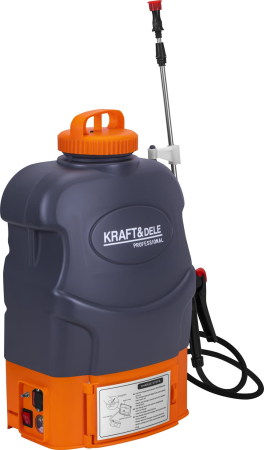 Pulverizator electric 20L acumulator 12V presiune reglabila 4.5bar 4 duze lance telescopica (KD2029) [3]