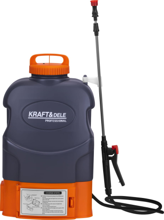 Pulverizator electric 20L acumulator 12V presiune reglabila 4.5bar 4 duze lance telescopica (KD2029) [1]