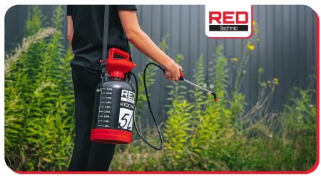 Pulverizator manual sub presiune 5 litri cu lance de 57cm si bretea pentru stropit gradina (RTOC0158) [21]