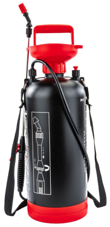 Pulverizator manual sub presiune 8 litri cu lance 57cm si bretele pentru gradina (RTOC0159) [3]