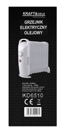 Radiator electric cu ulei 1000W cu 9 elementi si termostat reglabil (KD6510) [13]