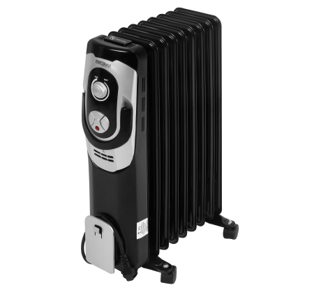 Incalzitoare arzatoare electrice / gaz / combustibil - Radiator electric cu ulei 2000W cu 3 trepte de incalzire si termostat (KD6512)
