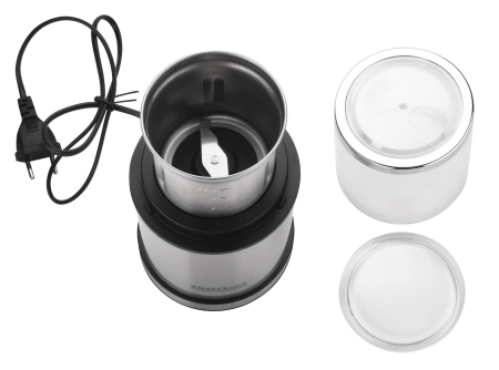 Rasnita de cafea electrica 75 g 300 W cu 2 recipiente din inox (KD4347) [9]