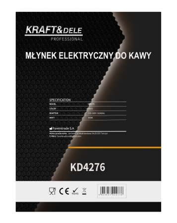 Rasnita electrica de cafea 300 W cu rasnire reglabila, 240 g (KD4276) [15]