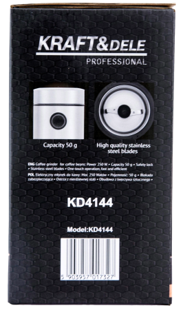 Rasnita electrica de cafea condimente seminte 250W 50g gri argint (KD4144) [17]