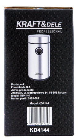 Rasnita electrica de cafea condimente seminte 250W 50g gri argint (KD4144) [18]