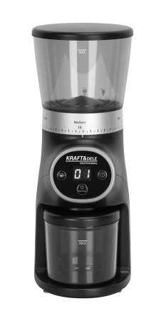 Altele - Rasnita electrica de cafea cu rasnita conica 300W cu reglaj finete si afisaj LED (KD4283)
