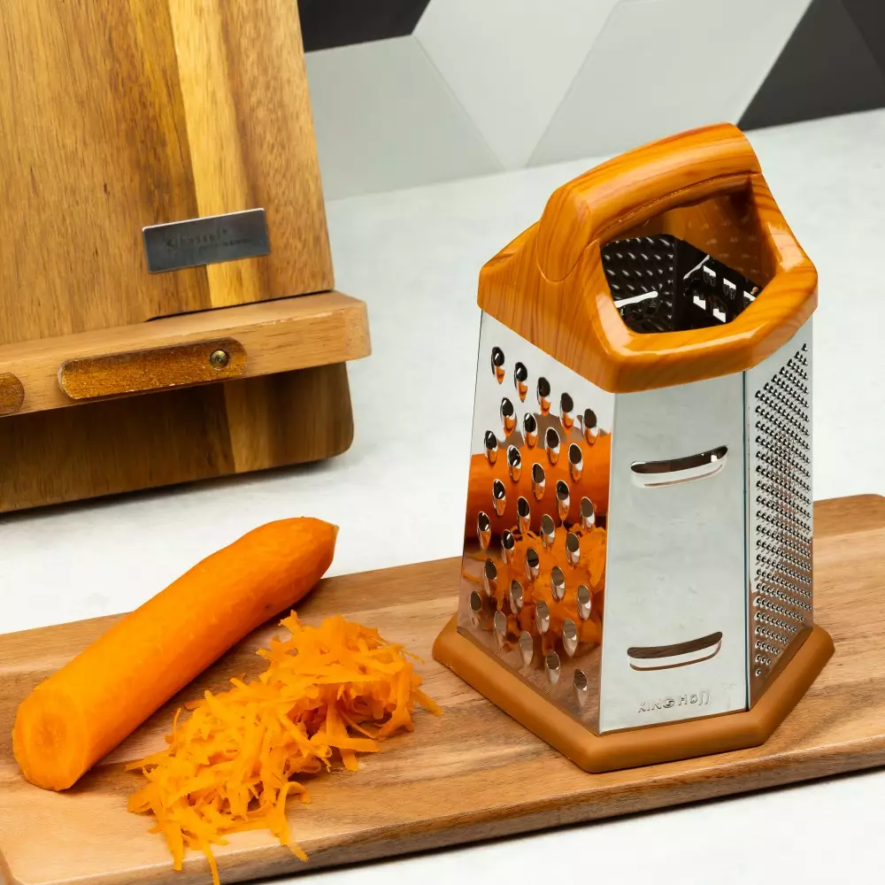 Razatoare cu 6 laturi din otel inoxidabil 13x11x20 cm (KH-4081) [2]