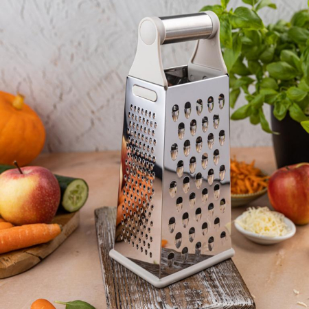 Razatoare din otel inoxidabil cu 4 suprafete si maner (KH-1989) [6]