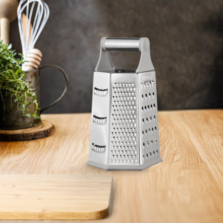 Razatoare din otel inoxidabil cu 6 suprafete si maner (KH-1991) [5]