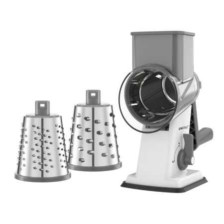 Casa - Razatoare manuala rotativa 3 in 1 din otel inoxidabil (KH-1959)