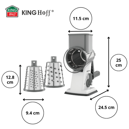 Razatoare manuala rotativa 3 in 1 din otel inoxidabil (KH-1959) [8]