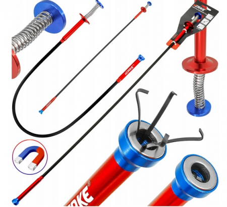 Magnet recuperator - Recuperator extractor cu magnet LED gheare prelungitor 68cm 2kg (V86064)
