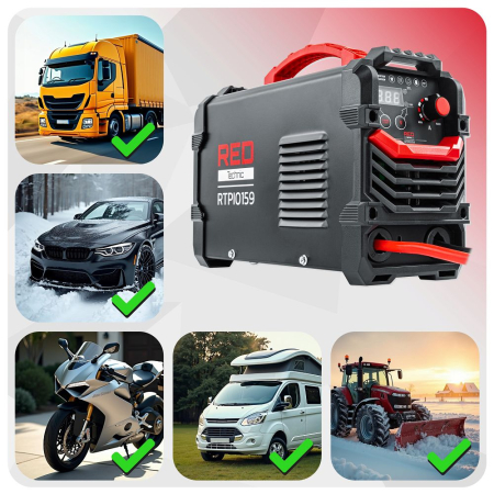 Redresor auto 12V 24V 90A cu functie pornire 600A si tehnologie IGBT (RTPI0169) [18]