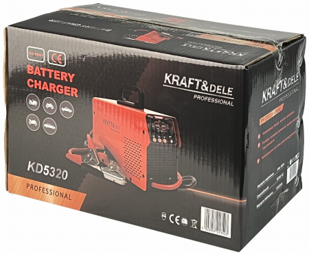 Redresor baterie auto cu functie pornire 12V 24V 55A 500A pentru acumulatori 50-800Ah (KD5320) [24]