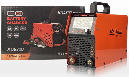 Altele - Redresor baterie auto cu functie pornire 12V 24V 55A 500A pentru acumulatori 50-800Ah (KD5320)