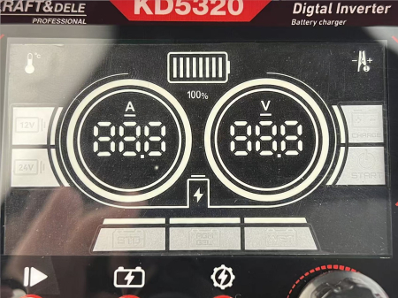 Redresor baterie auto cu functie pornire 12V 24V 55A 500A pentru acumulatori 50-800Ah (KD5320) [13]