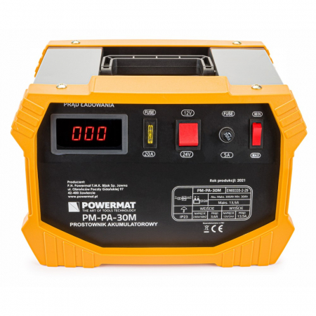 Redresor, incarcator baterie 12V 24V 30A 92-250Ah auto, tractor, tir, camion (PM1102) [7]