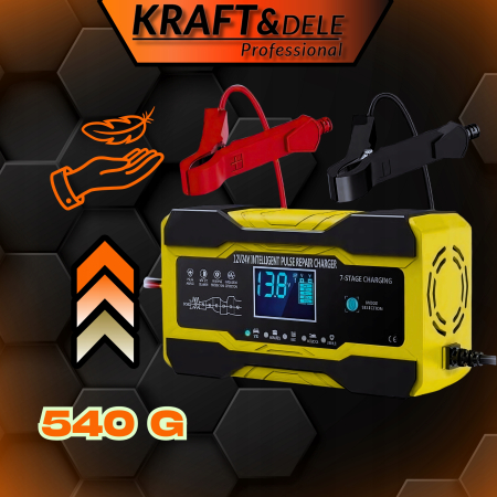 Redresor, incarcator baterie 12V 24V 5-10A 2-150Ah auto (KD1291) [1]