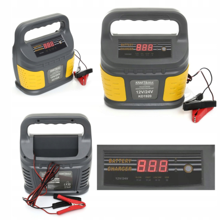 Produse noi (necategorizate) - Redresor, incarcator baterie 12V 24V 8A 200Ah auto, tractor, tir, camion (KD1920)