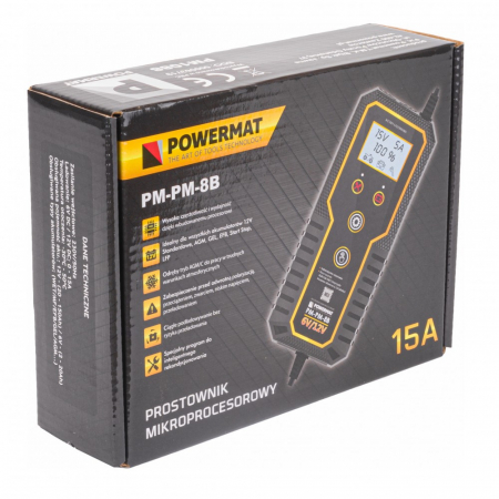 Redresor, incarcator baterie cu microprocesor 6V 12V 5A 4-150Ah (PM1088) [4]