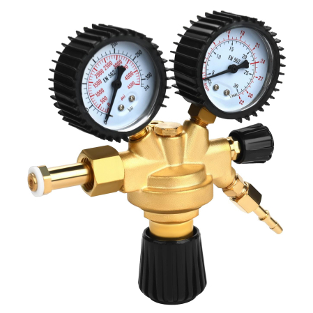 Regulator reductor presiune CO2 Argon 2 manometre 315bar 32L min (KD1822) [6]