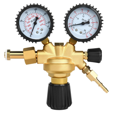 Regulator reductor presiune CO2 Argon 2 manometre 315bar 32L min (KD1822) [1]