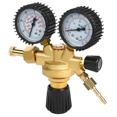 Regulator reductor presiune CO2 Argon 2 manometre 315bar 32L min (KD1822) [5]