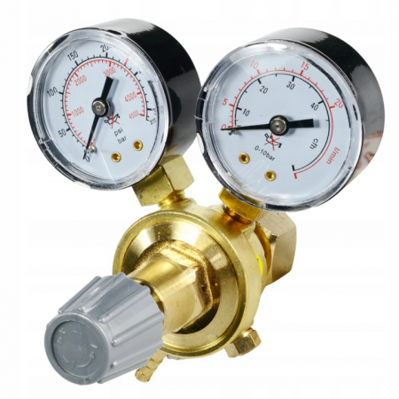 Regulator reductor presiune CO2 Argon 2 manometre (37431) [6]