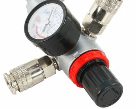 Regulator reductor presiune compresor cuple rapide manometru (V81220) [1]