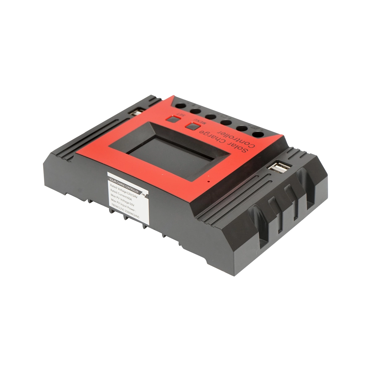 Regulator tensiune PWM panou solar 60A 12V/24V 4X port USB (12V=780W) (24V=1560W) max. 50V DISEH15 (BK69243) [3]