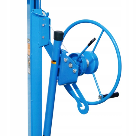 Ridicator macara placi gips carton 3.5m pliabil, max 68kg, suport reglabil, roti cu frana (14361) [5]