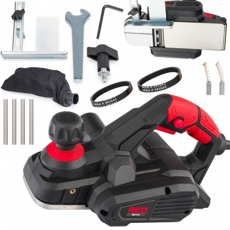 Rindea electrica 1600W aparat masina rindeluit de mana (RTSE0041) [7]