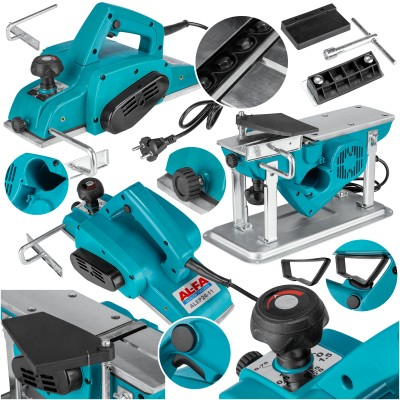 Fierastraie - Rindea electrica 2400 W aparat masina rindeluit de mana (ALEP24-11)